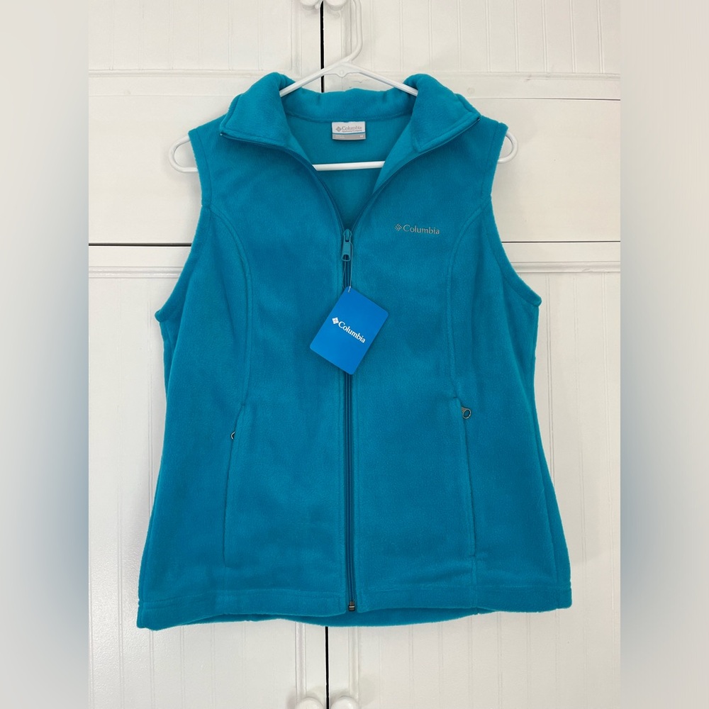 Teal Columbia Fleece Vest